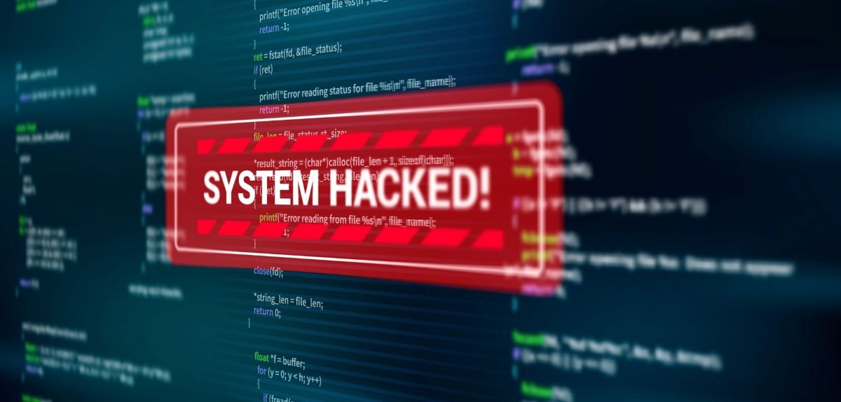 Hacking Warnung am PC