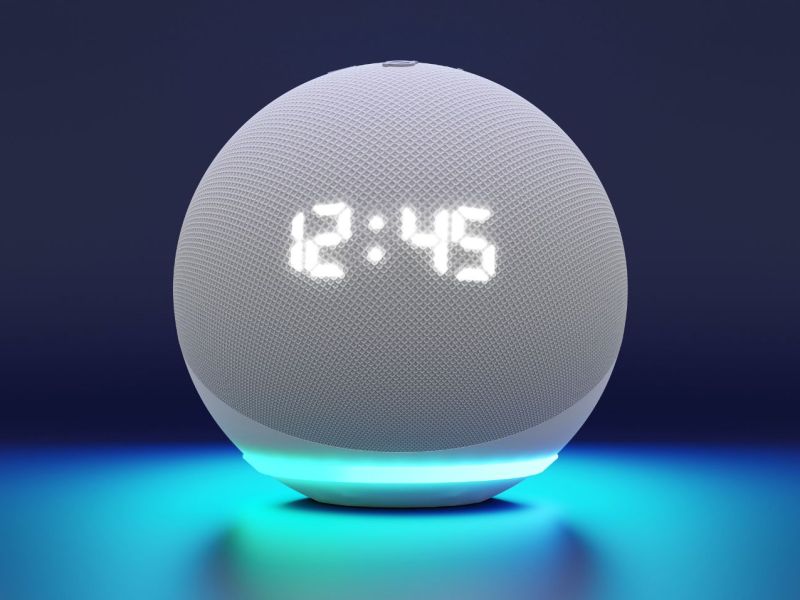 Amazon Echo (5. Generation, 2022) mit Uhr