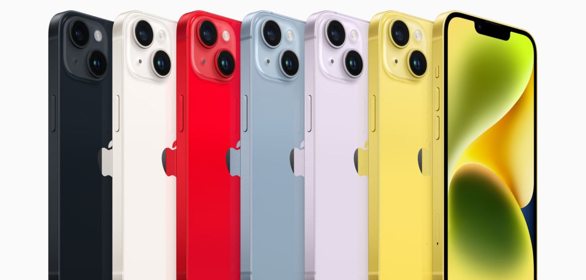 iPhone 14 in allen Farben