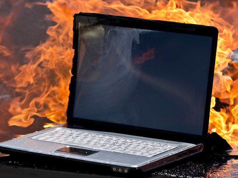 Laptop überhitzt