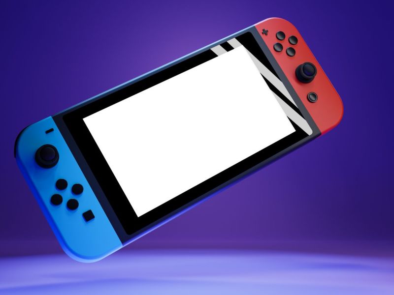 Grafik einer Nintendo Switch.
