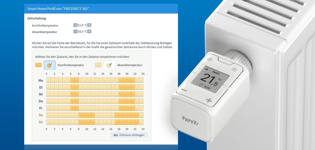 Fritz Smart Home Heizungsanschluss