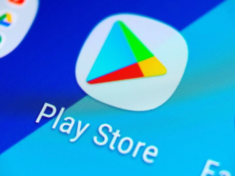 Google Play Store Icon auf dem Handy