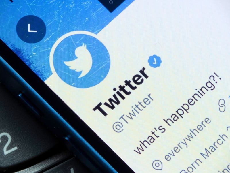 Twitter App auf dem Smartphone