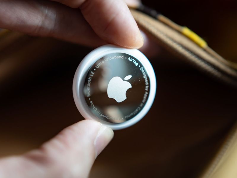 AirTag von Apple im Closeup