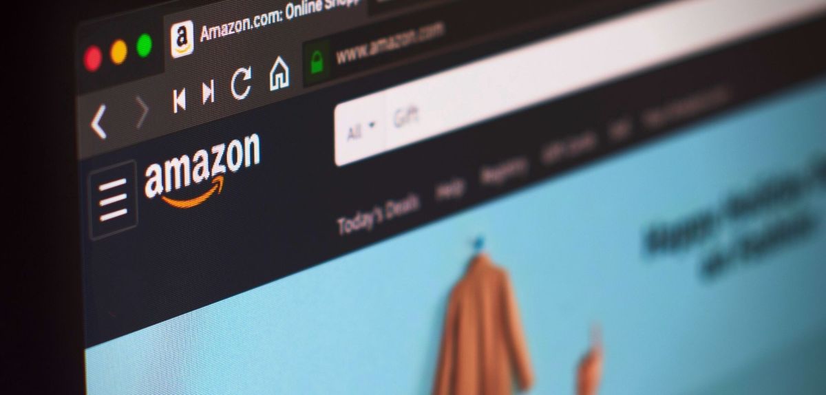 Amazon Webseite im Browser