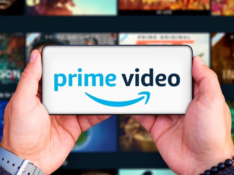 Amazon Prime Video-Logo auf dem Handy