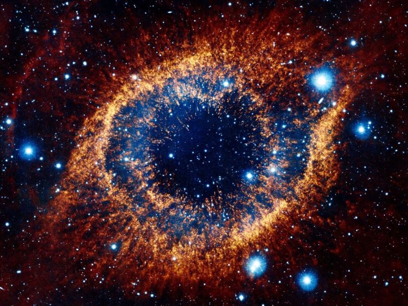Kosmischer Nebel in Folge einer Supernova