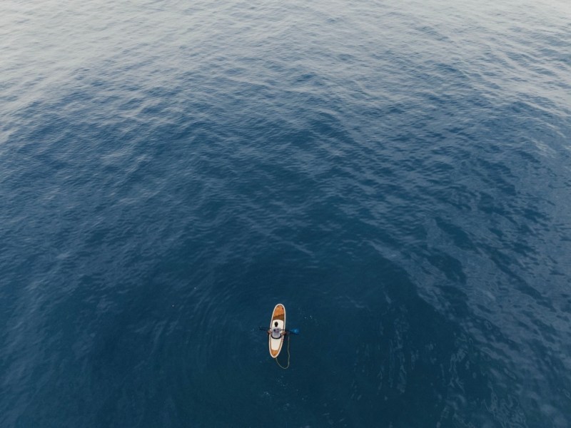 Boot auf dem Ozean