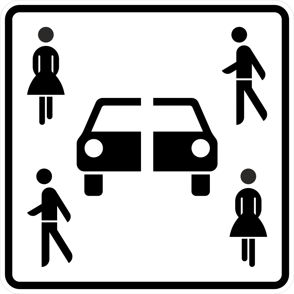 Verkehrsschild für Carsharing-Parkplätze