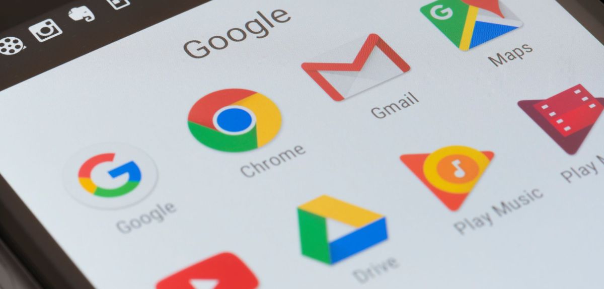 Diverse Google Apps auf dem Handy