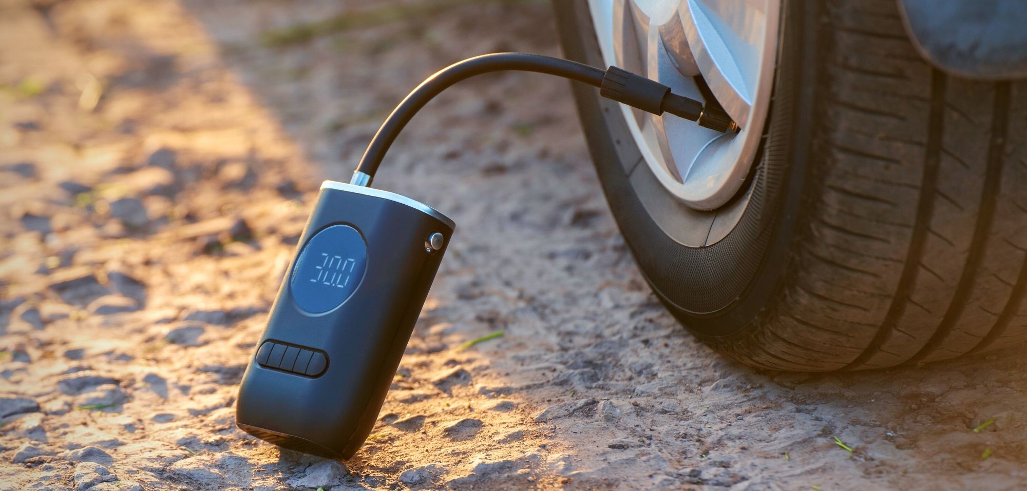 Elektrische Luftpumpe im Angebot – für Auto, E-Bike und Co