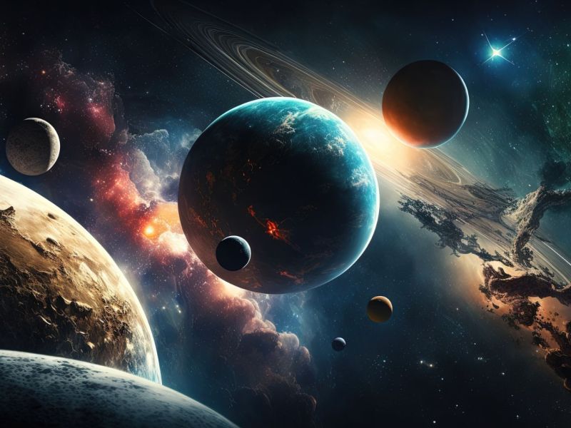 Exoplaneten im Weltall