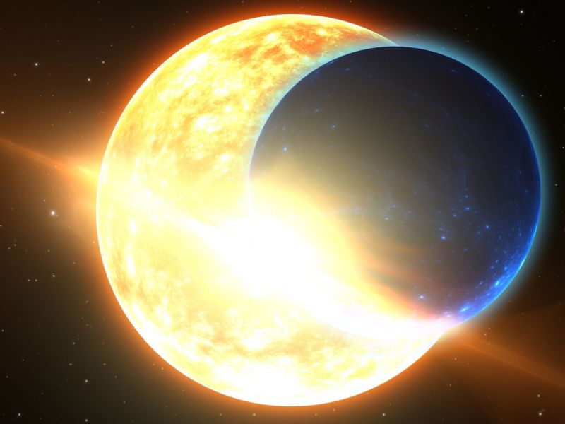 Exoplanet umkreist eine Sonne