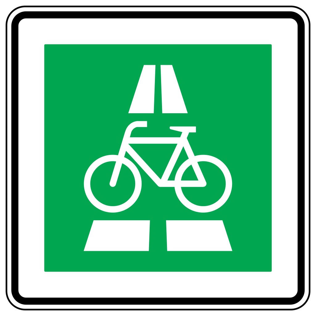 Radschnellweg Verkehrsschild