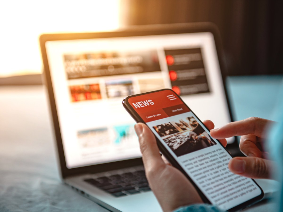 Smartphone mit großem Display