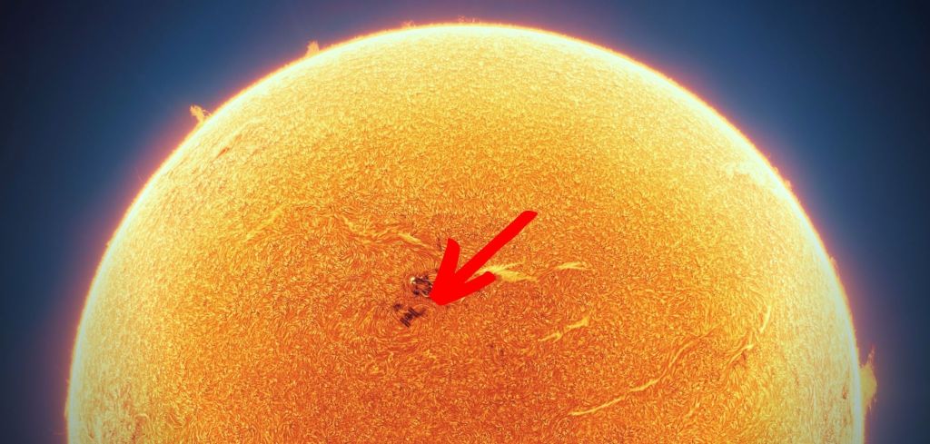 ISS vor der Sonne