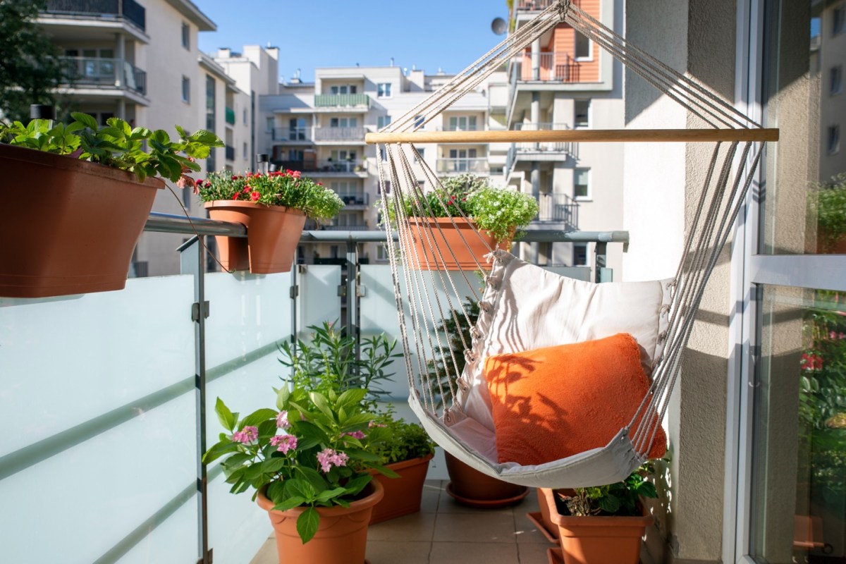 Sonne auf dem Balkon