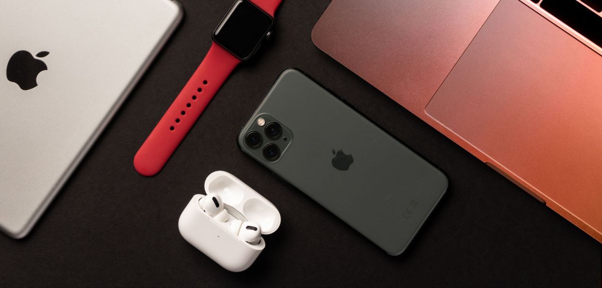 Diverse Apple Produkte, die man mit iCloud nutzen kann