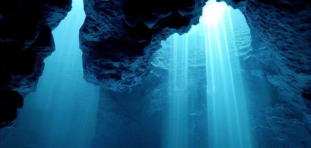 Pazifik Höhle unter Wasser
