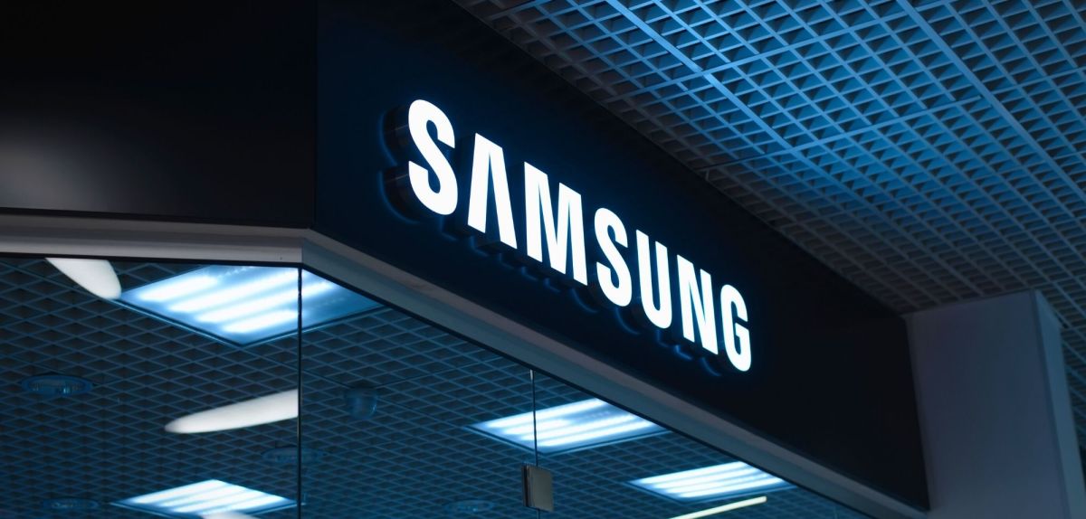 Samsung Logo an einem Laden