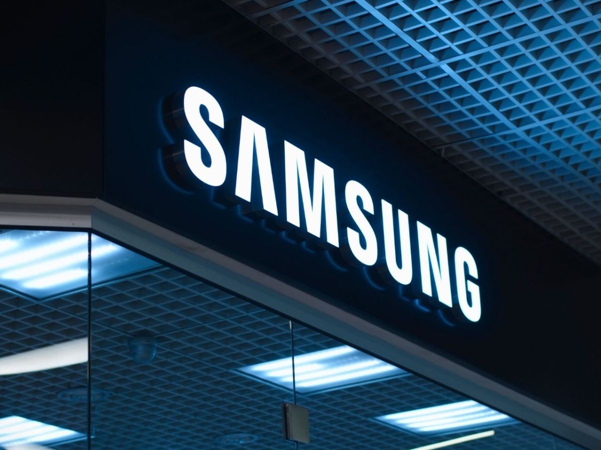 Samsung Logo an einem Laden