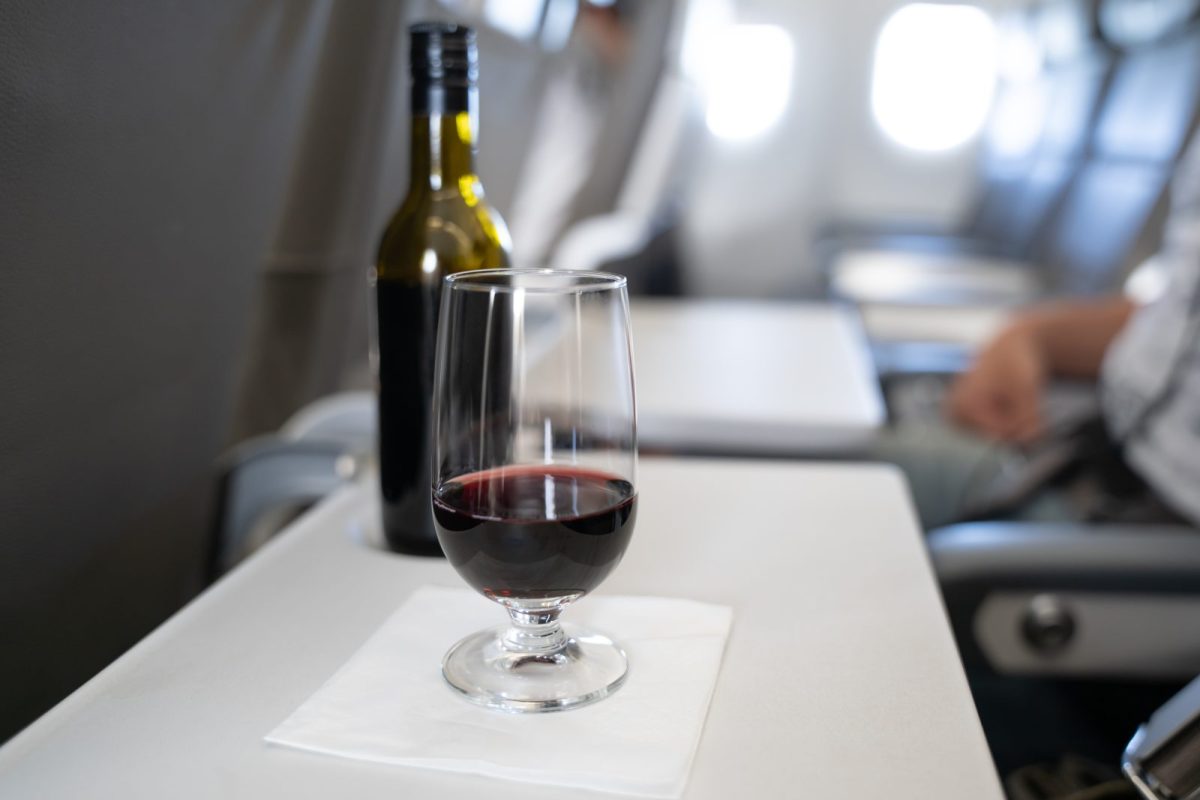 Urlaub: Alkohol im Flugzeug