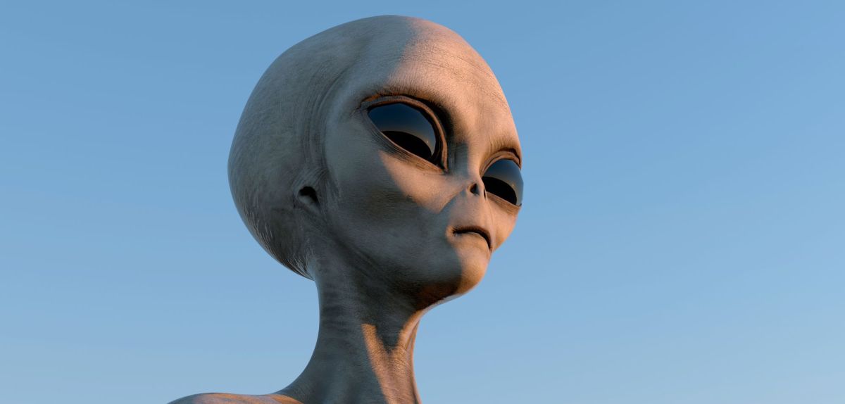 Kopf eines Aliens