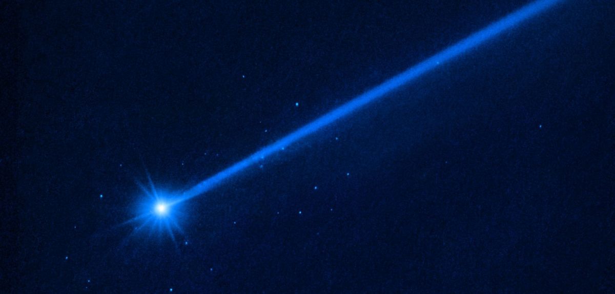 Asteroid Dimorphos nach der DART-Mission der NASA