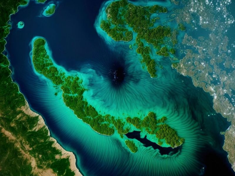 Phytoplanktonblüte im Schwarzen Meer