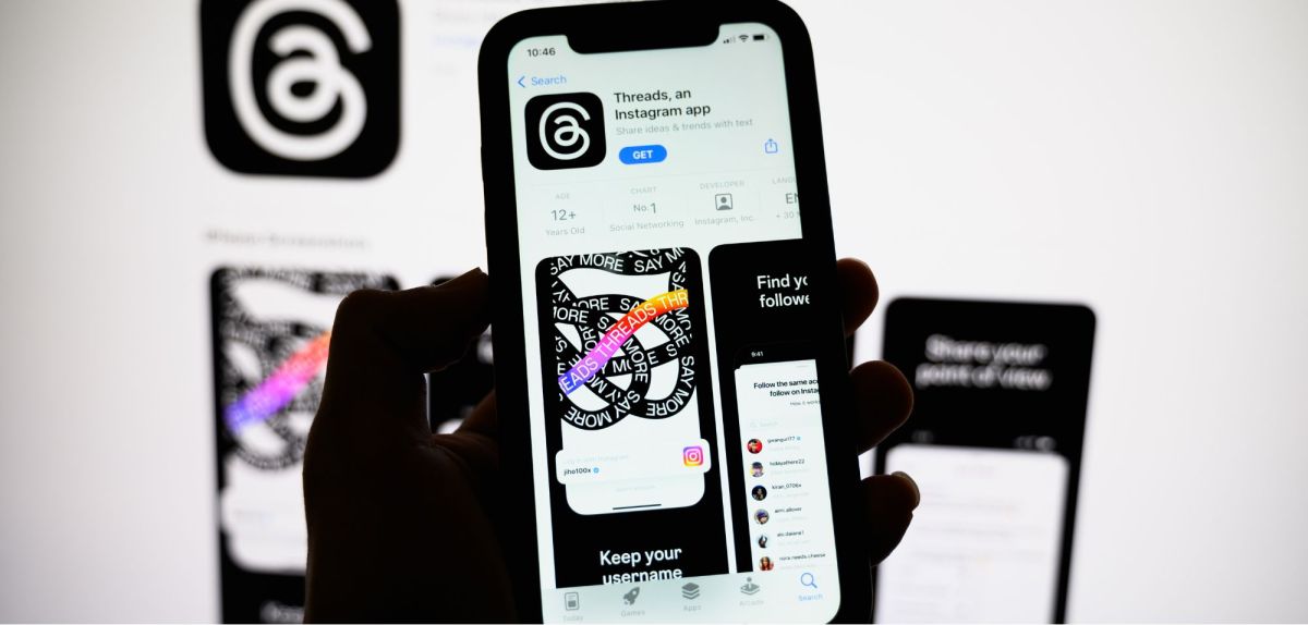 Threads App Downloadübersicht iPhone