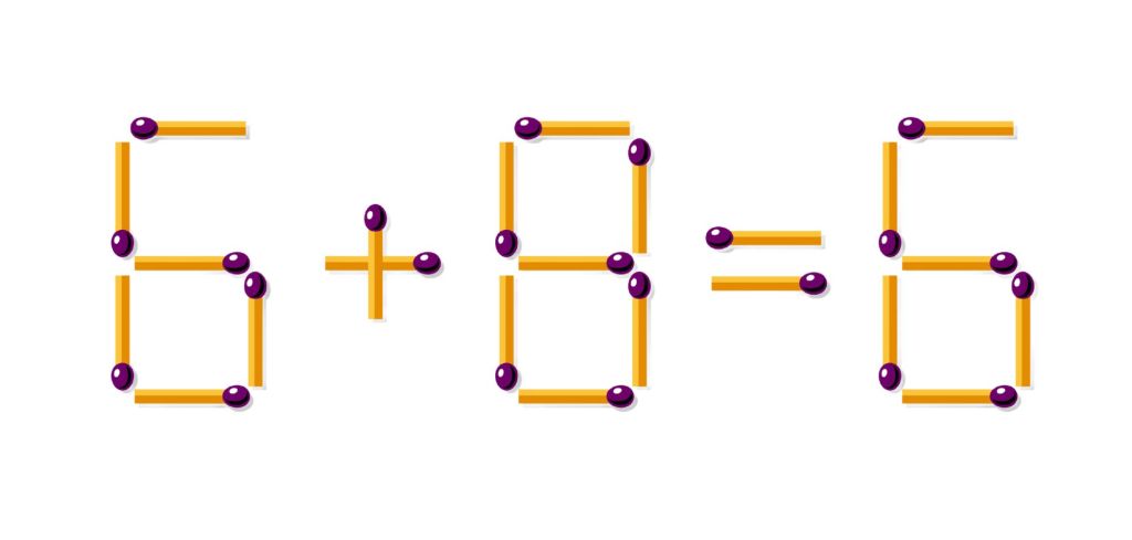 Kannst du 6+8=6 lösen?