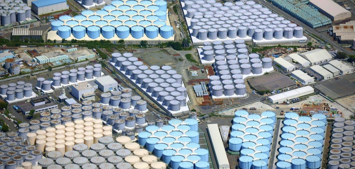 Container für Kühlwasser in Fukushima