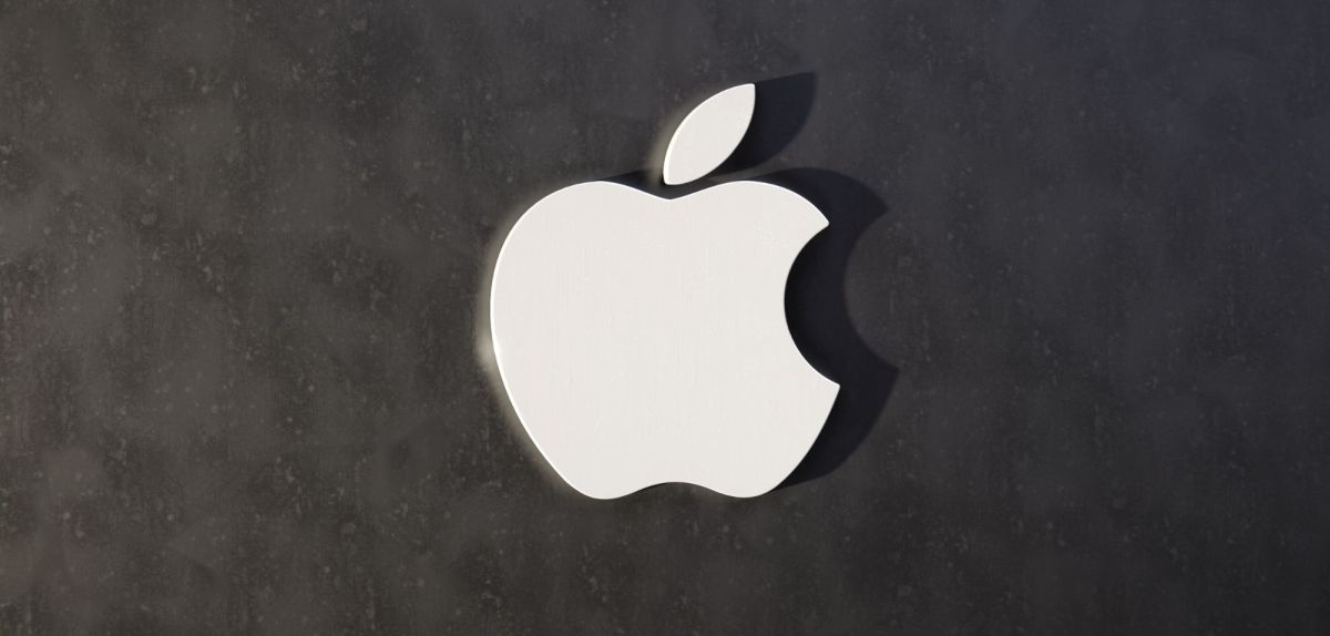 Apple Logo auf dem Handy