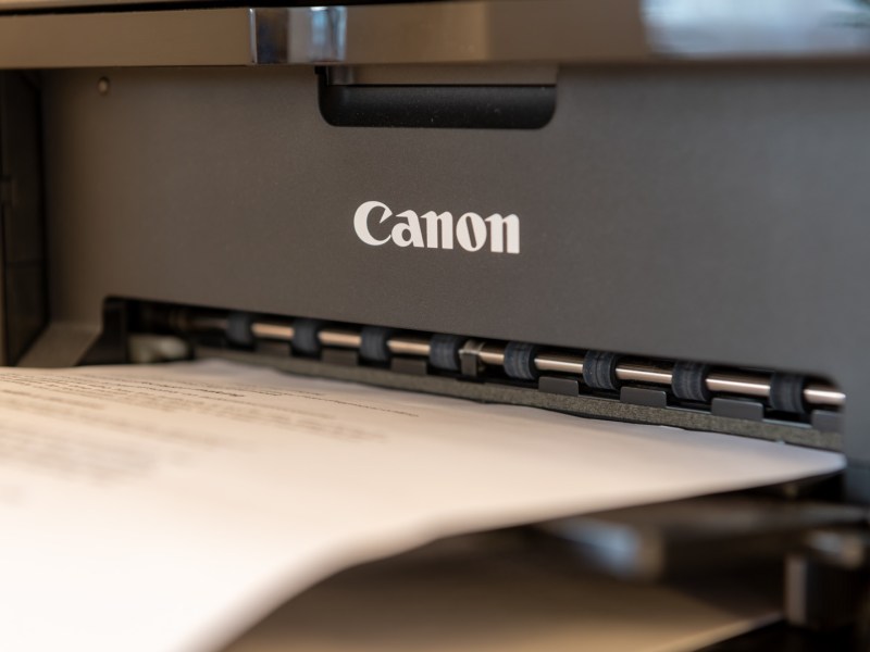 Canon-Drucker mit Tinte