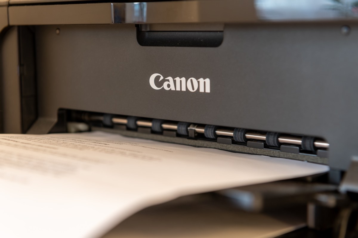 Canon-Drucker mit Tinte