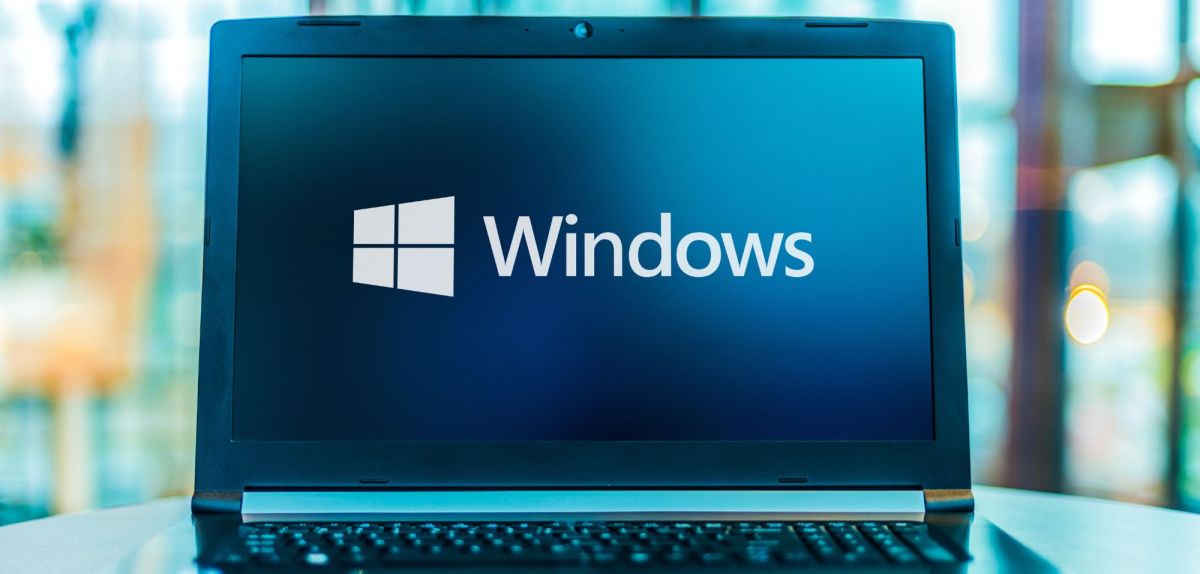 Windows Logo auf dem PC