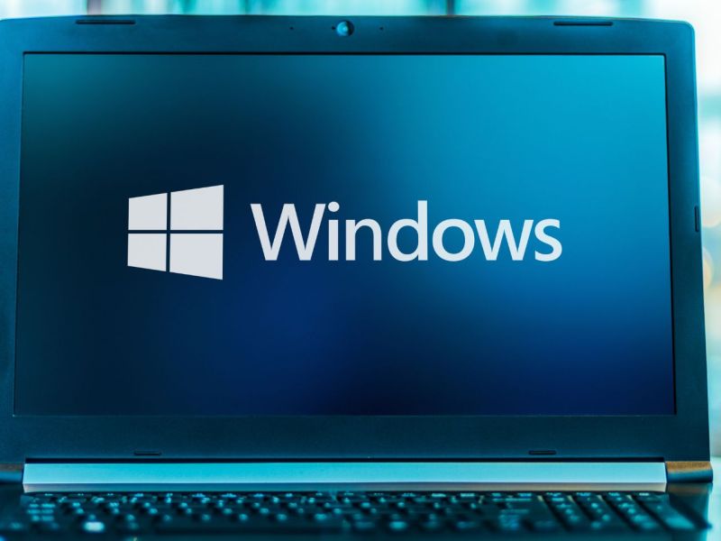 Windows Logo auf dem PC