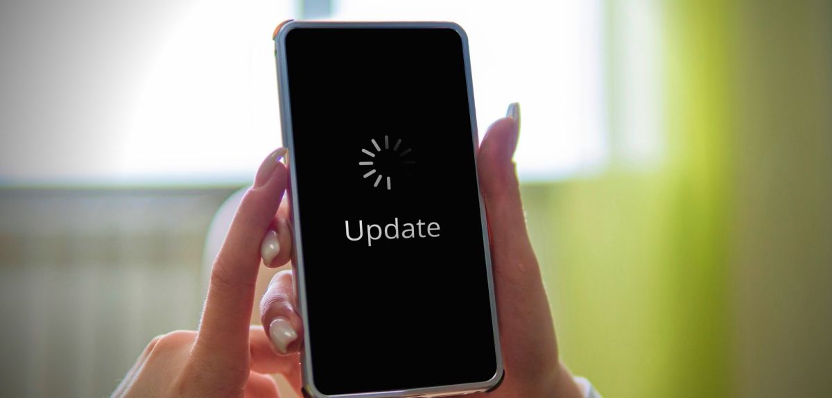 Update auf einem Android-Handy