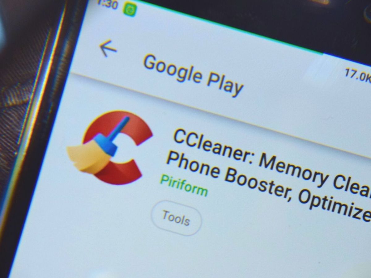 CCleaner auf einem Smartphone