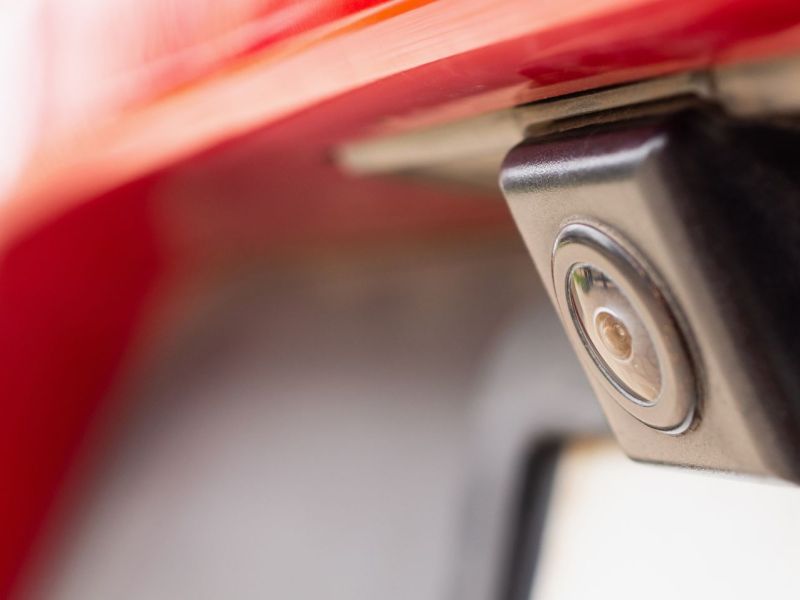 Rückfahrkamera an einem Auto