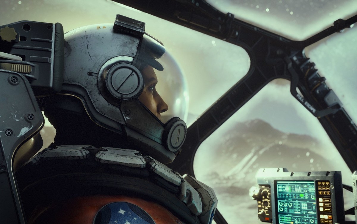 Szene aus dem Weltraum-RPG "Starfield"