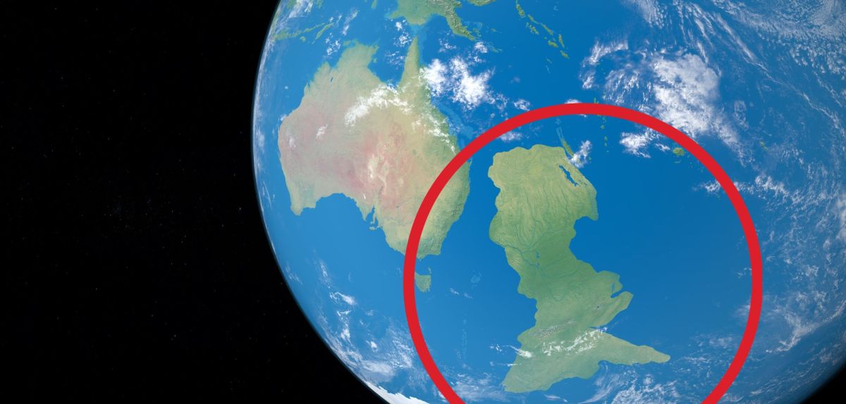 möglicher Kontinent Zealandia neben Australien