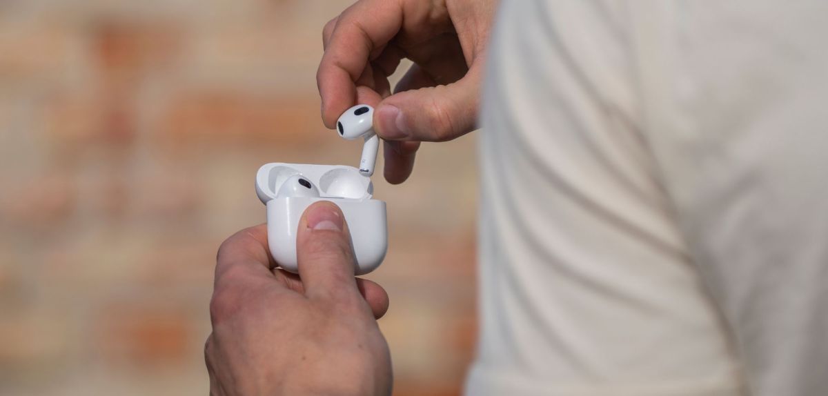 AirPods in der Ladecase
