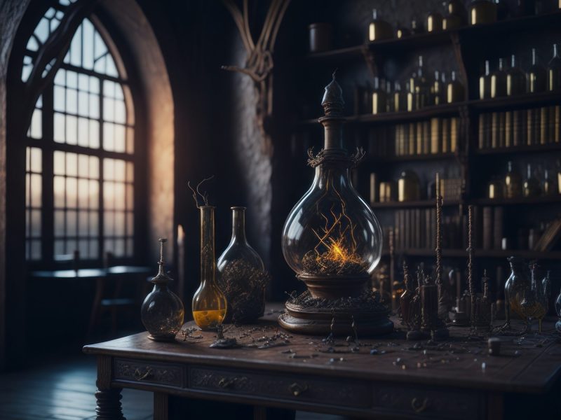 Labor aus Zeiten der Alchemie (Symbolbild).