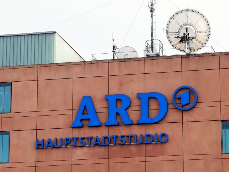 Ansicht des ARD Hauptstadtstudios in Berlin.