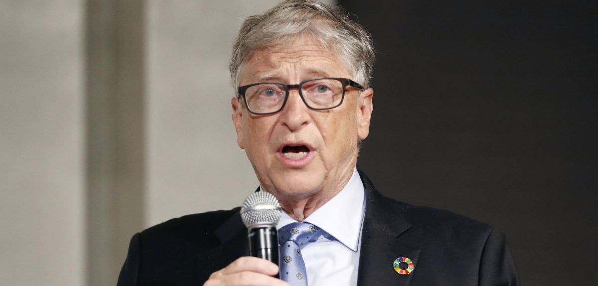 Bill Gates bei einem Event in Tokio.