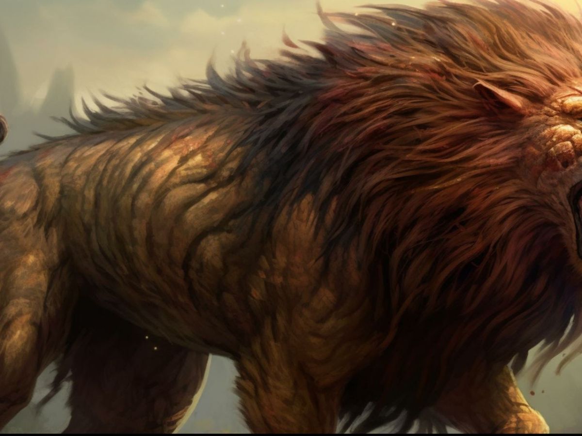 Chimäre aus der griechischen Mythologie,.