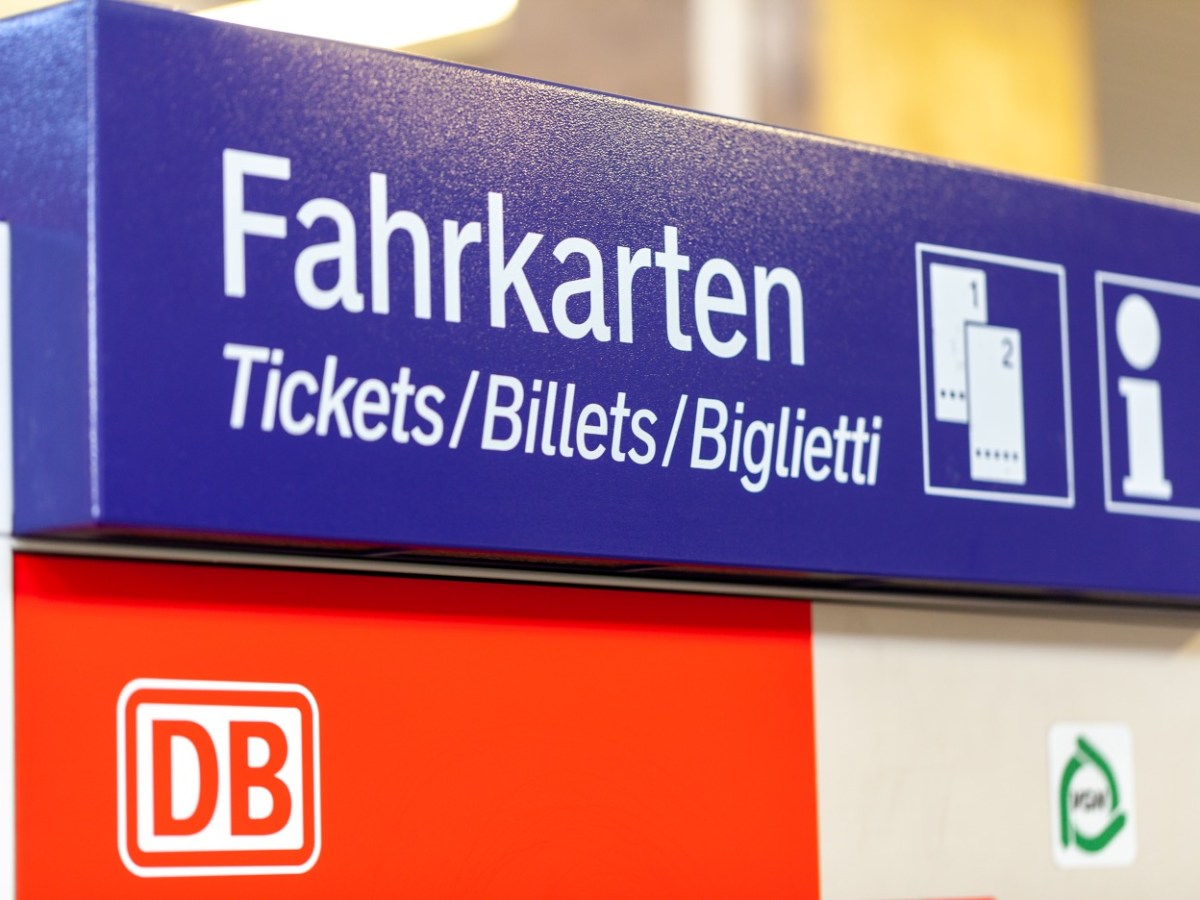 Fahrkartenautomat der Deutschen Bahn