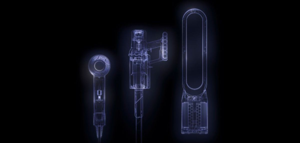 Blaupausen verschiedener Dyson-Geräte